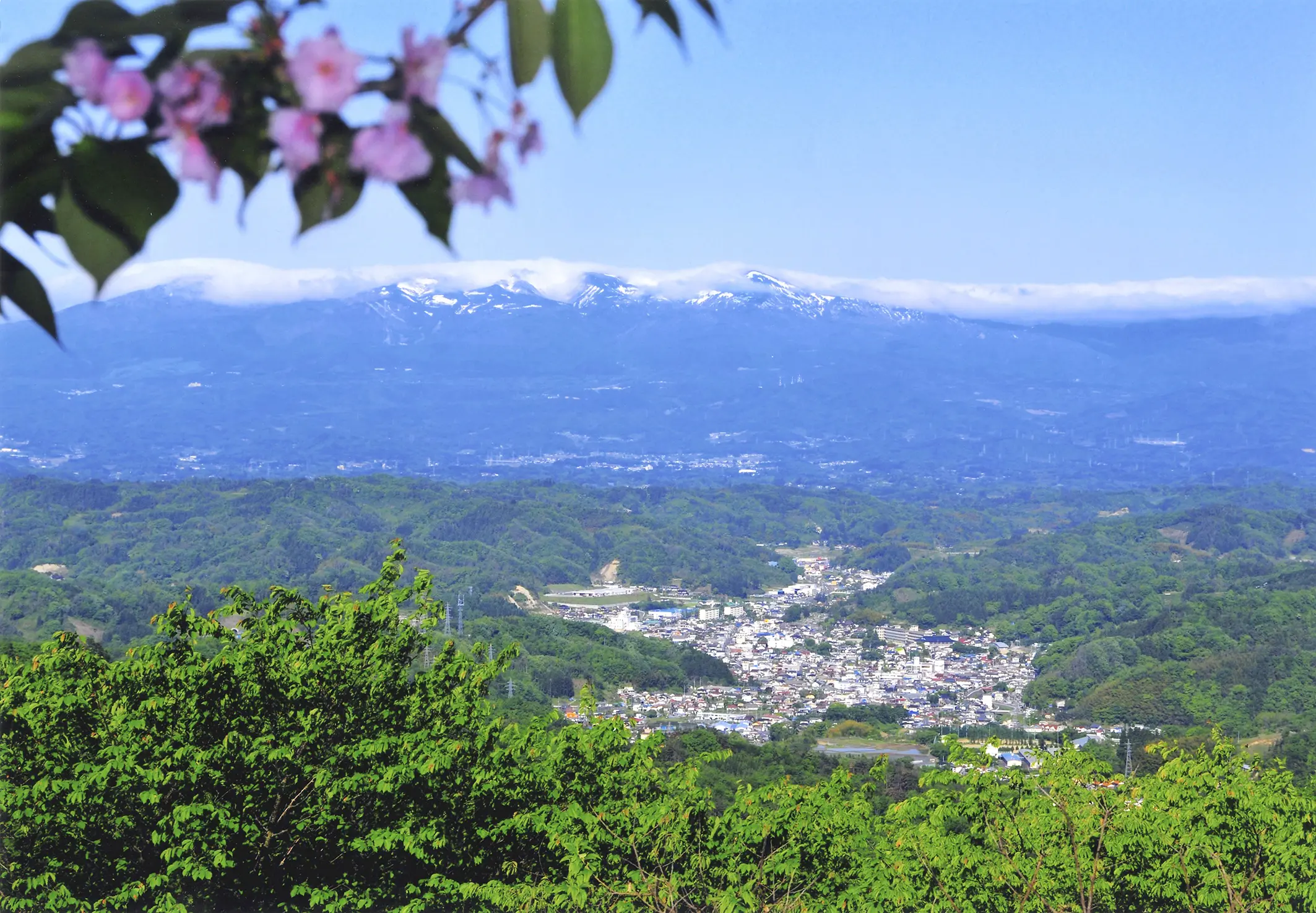 川俣町全景