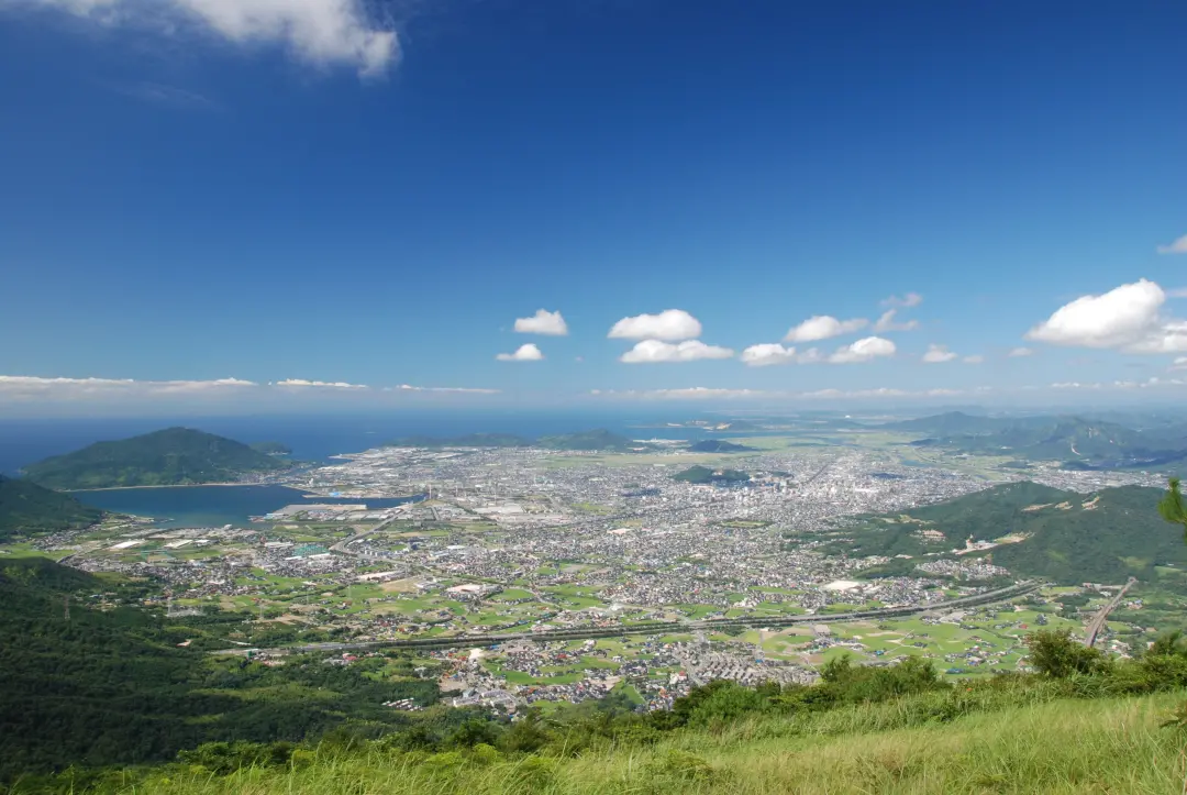 大平山山頂公園からの景色