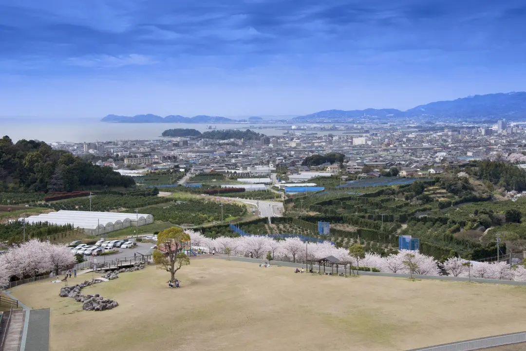 とよおか湖公園からの眺め