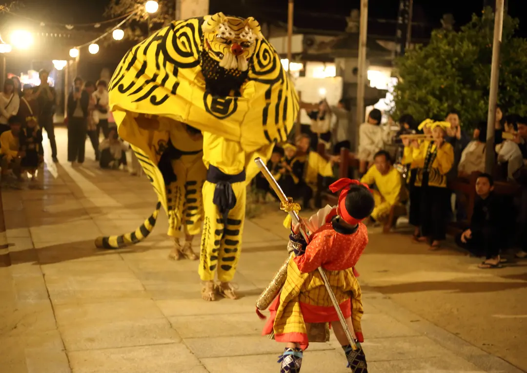 無形文化財「虎獅子」