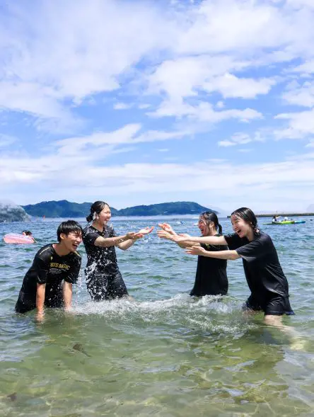 高校生海遊び＠根浜海岸