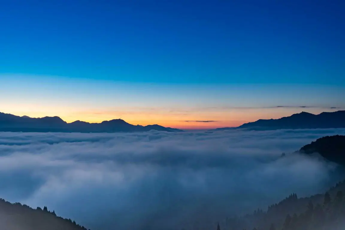国見ケ丘の雲海