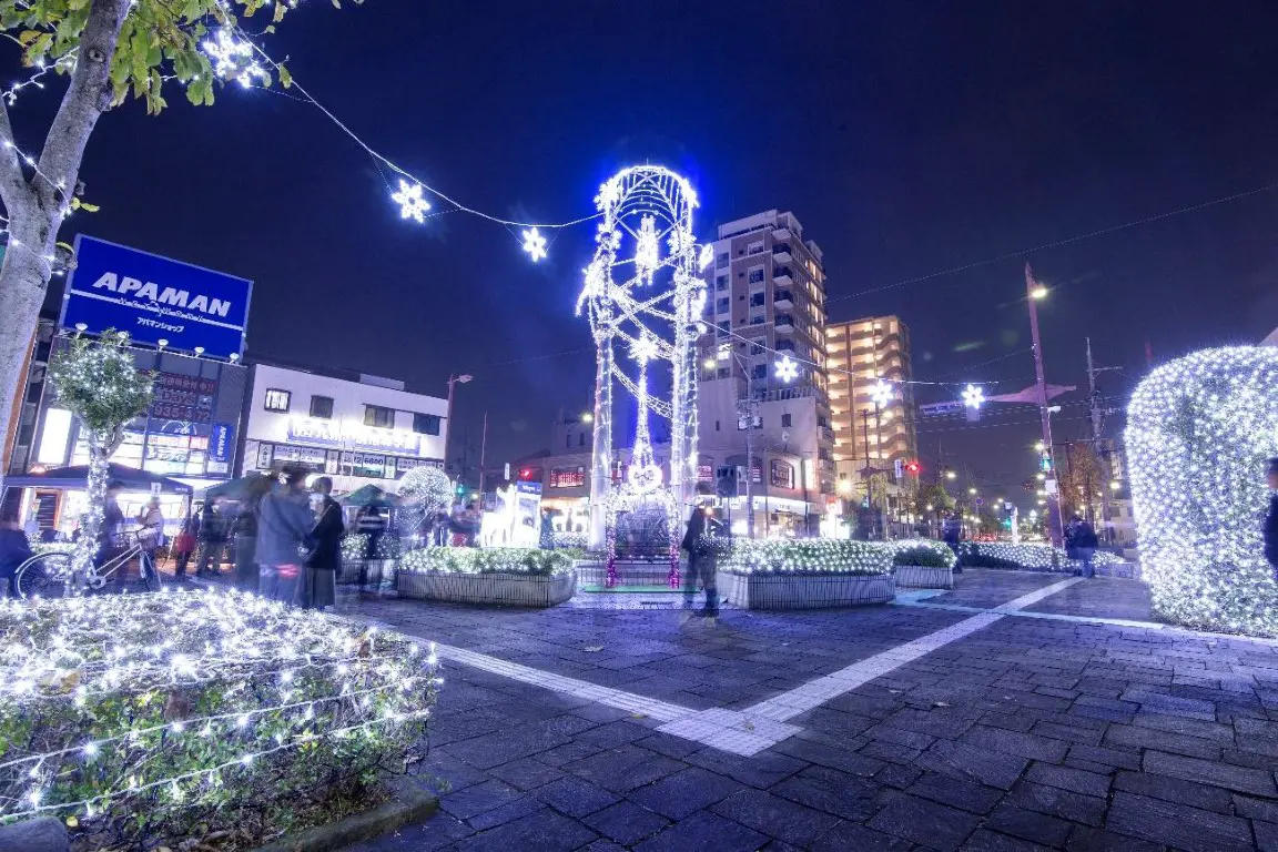 小郡駅前イルミネーション
