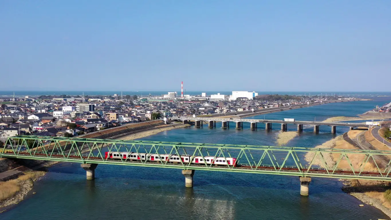 山国川上空撮影