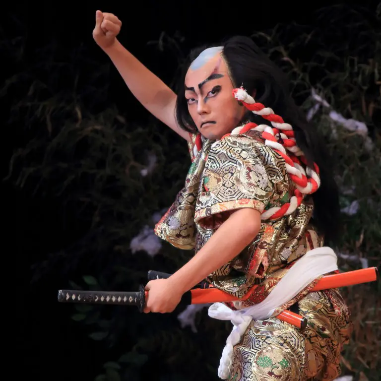 子ども歌舞伎の様子