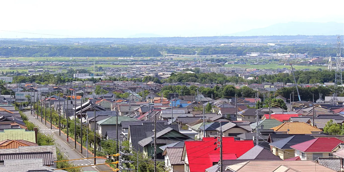 東員町北部の団地