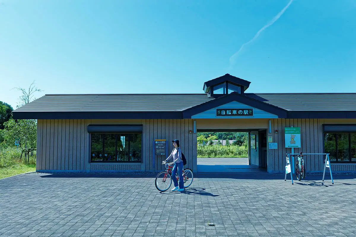 自転車の駅（夏）
