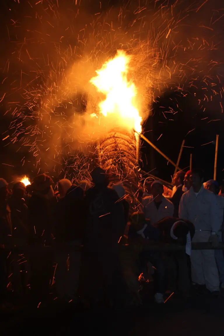 高知県中土佐町大松明