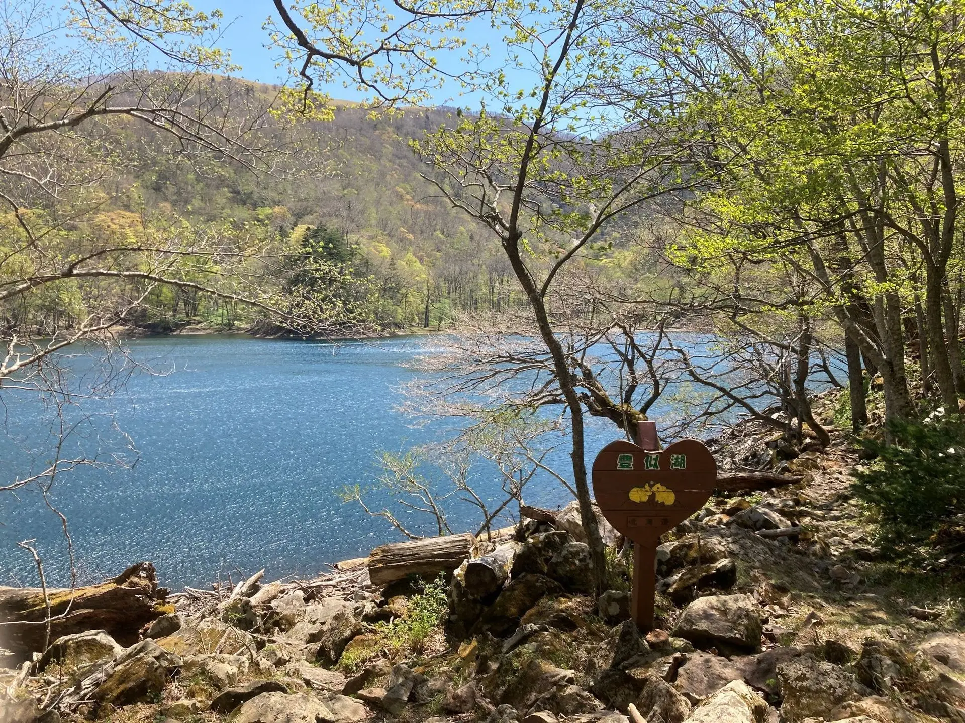 豊似湖（地上からの撮影）