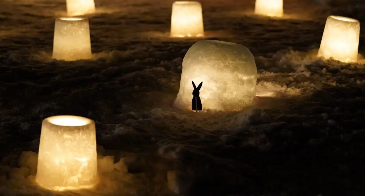 冬の風物詩「雪あかりinにしわが」