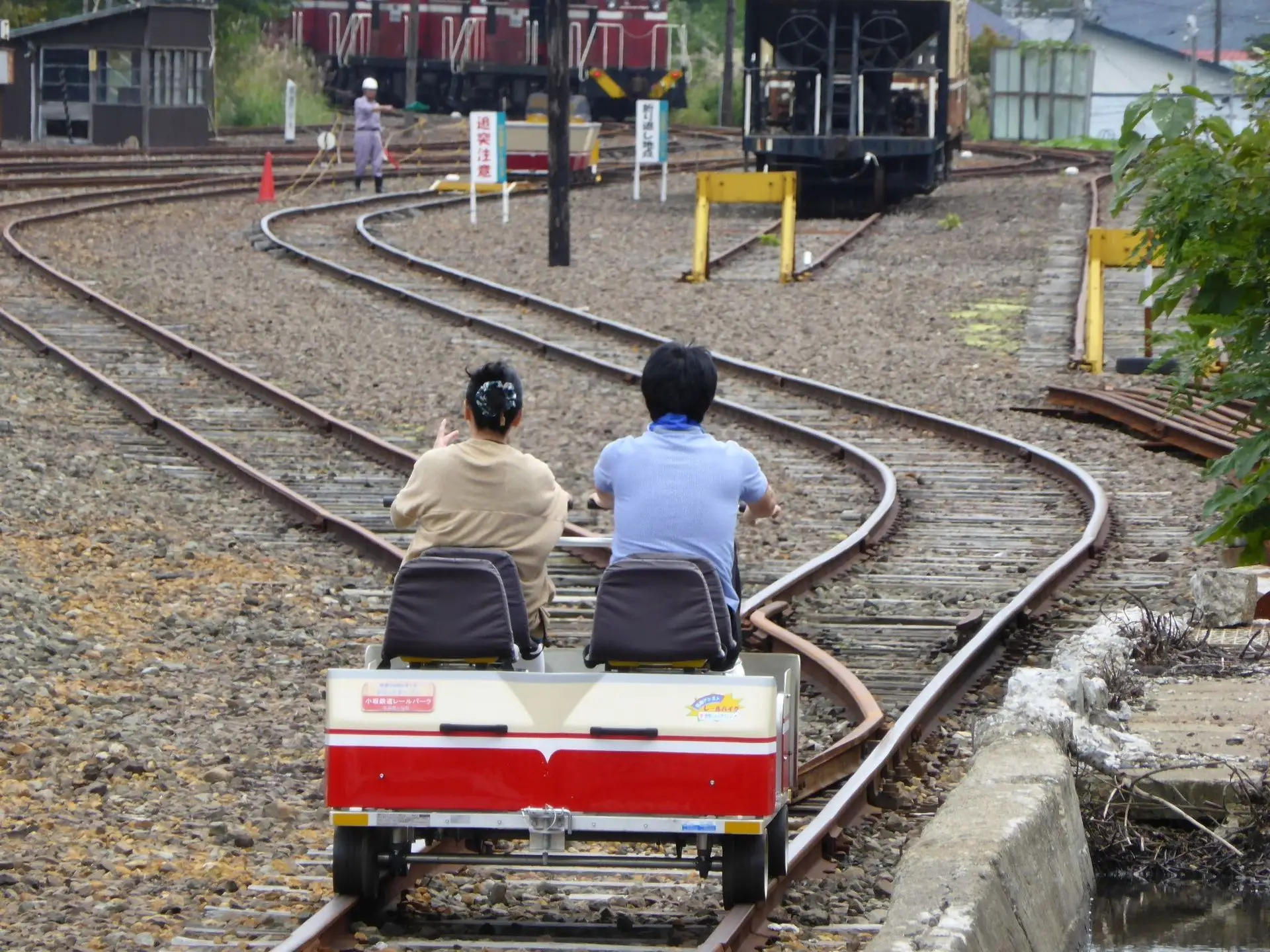 レールバイク（小坂鉄道レールパークで楽しめる）