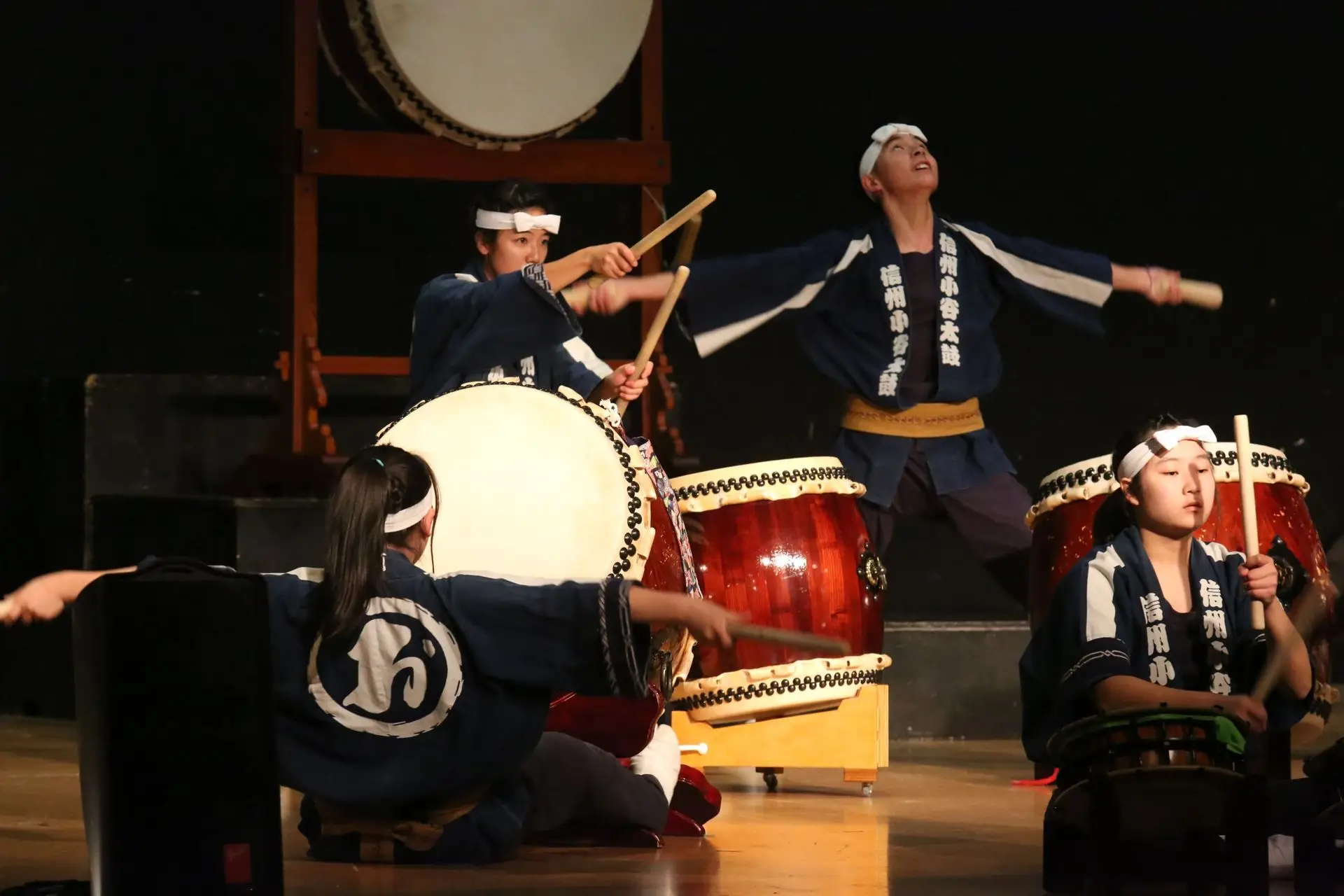 小谷村に拠点を置く、信州小谷太鼓