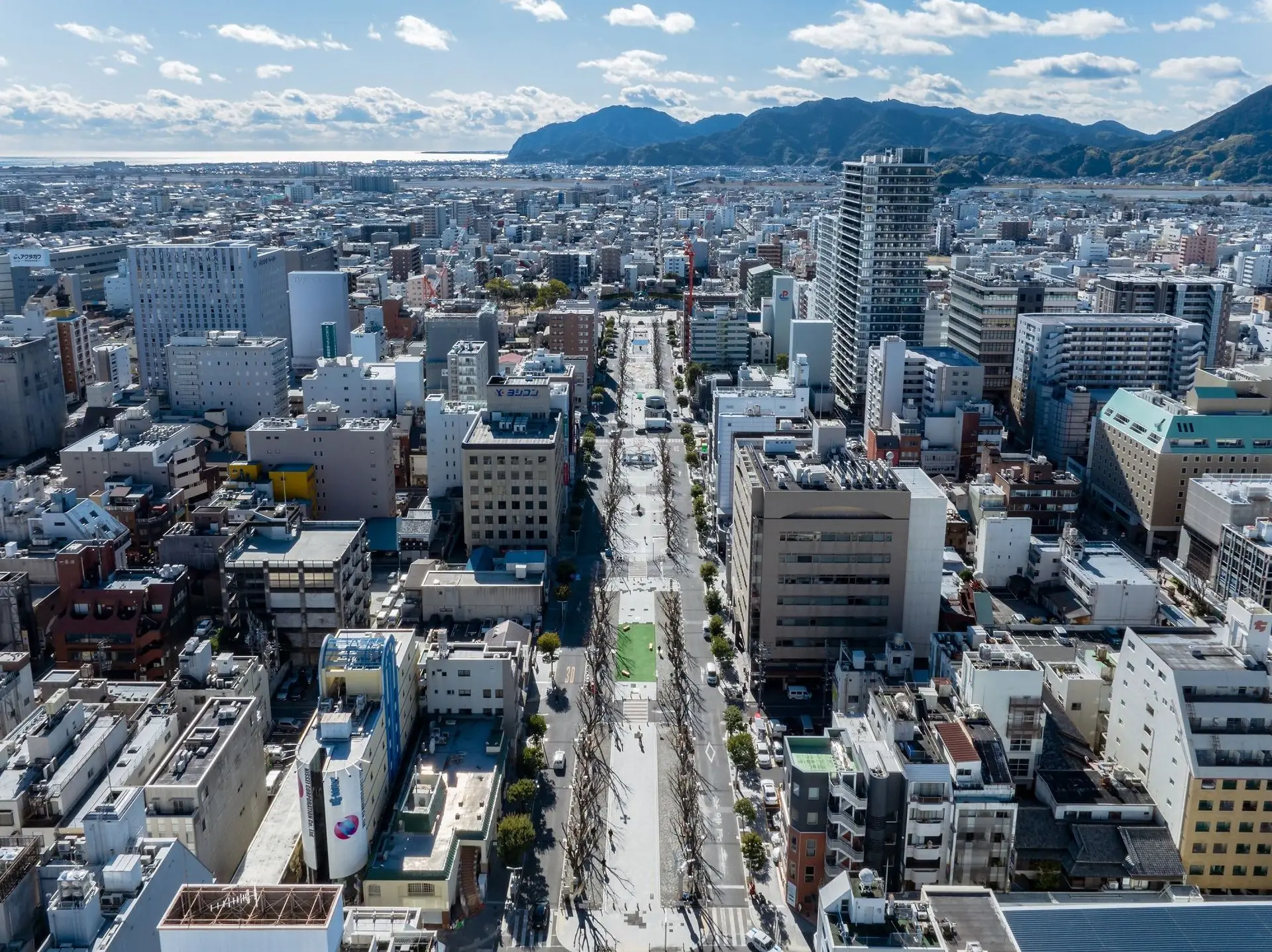 静岡市の中心市街地