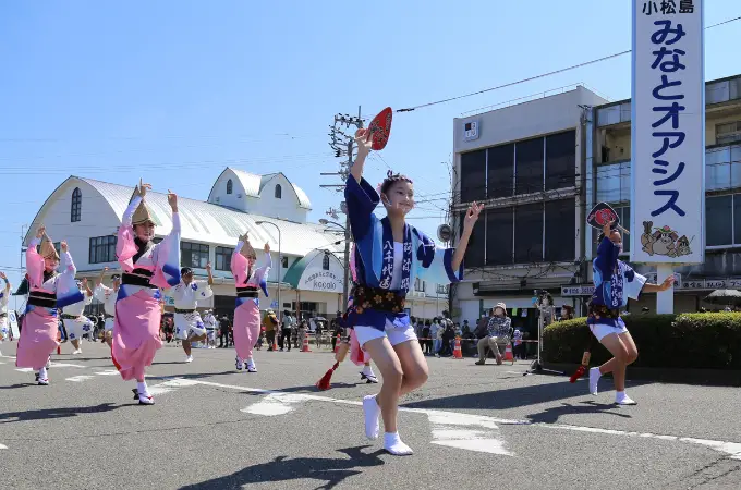 こまつしま秋の阿波踊り