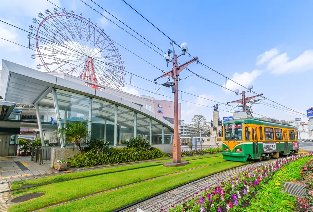 鹿児島市電 電停_Kagoshima City Tram stops