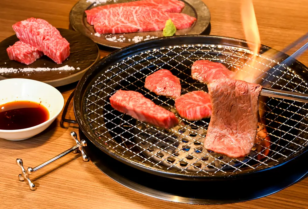 黒牛の焼肉_Barbeque of Kuroushi beef